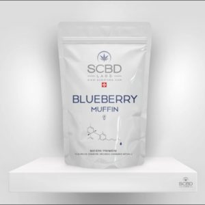 Fleurs de CBD - Blueberry Muffin - SCBD Lab packaging